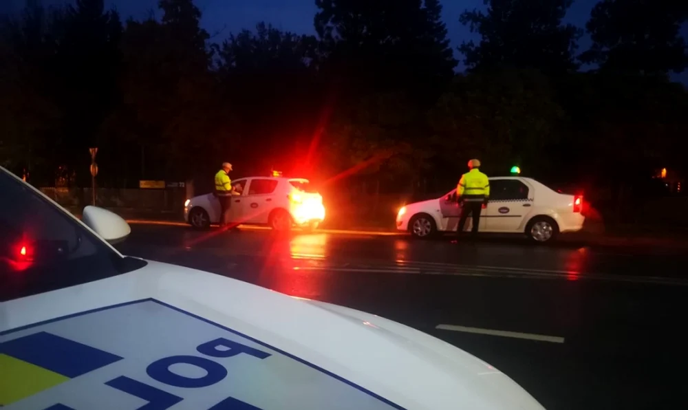 Echipaj de poliție. FOTO Facebook Poliția Română
