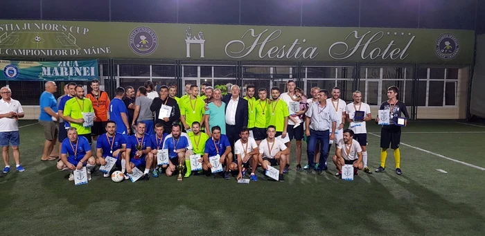 Căştigătorii Cupei Marinei la minifotbal FOTO Facebook/PMC