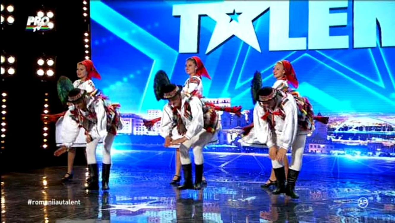 Românii au Talent: Cei trei bărbaţi au dansat alături de fiicele lor