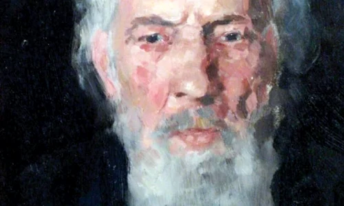 O operă necunoscută: Portretul lui Nectarie Vlahuţă, pictat de Nicolae Grigorescu jpeg