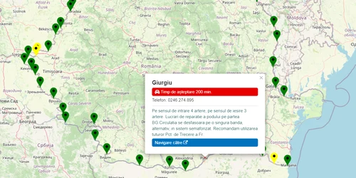 timp de asteptare Giurgiu Ruse   Foto Captura Politia de Frontiera png