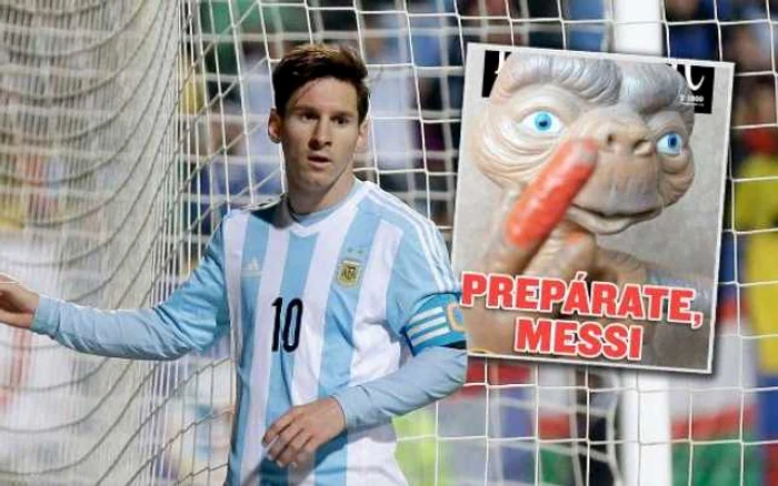 Chilienii îl provoacă pe Messi FOTO bild.de