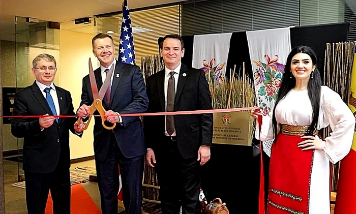 Igor Grosu a participat la inaugurarea Consulatului General de la Chicago.FOTO: Mfa.gov.md