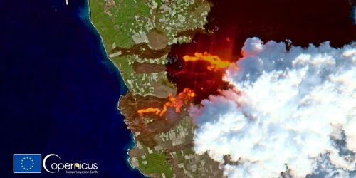 Vulcanul Cumbre Vieja in eruptie FOTO EPA-EFE