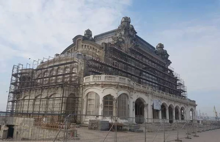 Cazinoul din Constanţa în plin şantier FOTO Calin Gavrilas