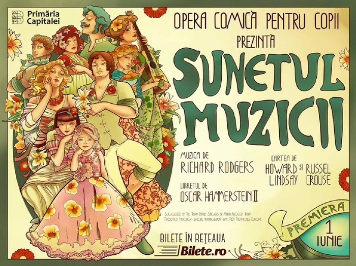 Reprezentații suplimentare programate pentru musicalul ,,Sunetul Muzicii”