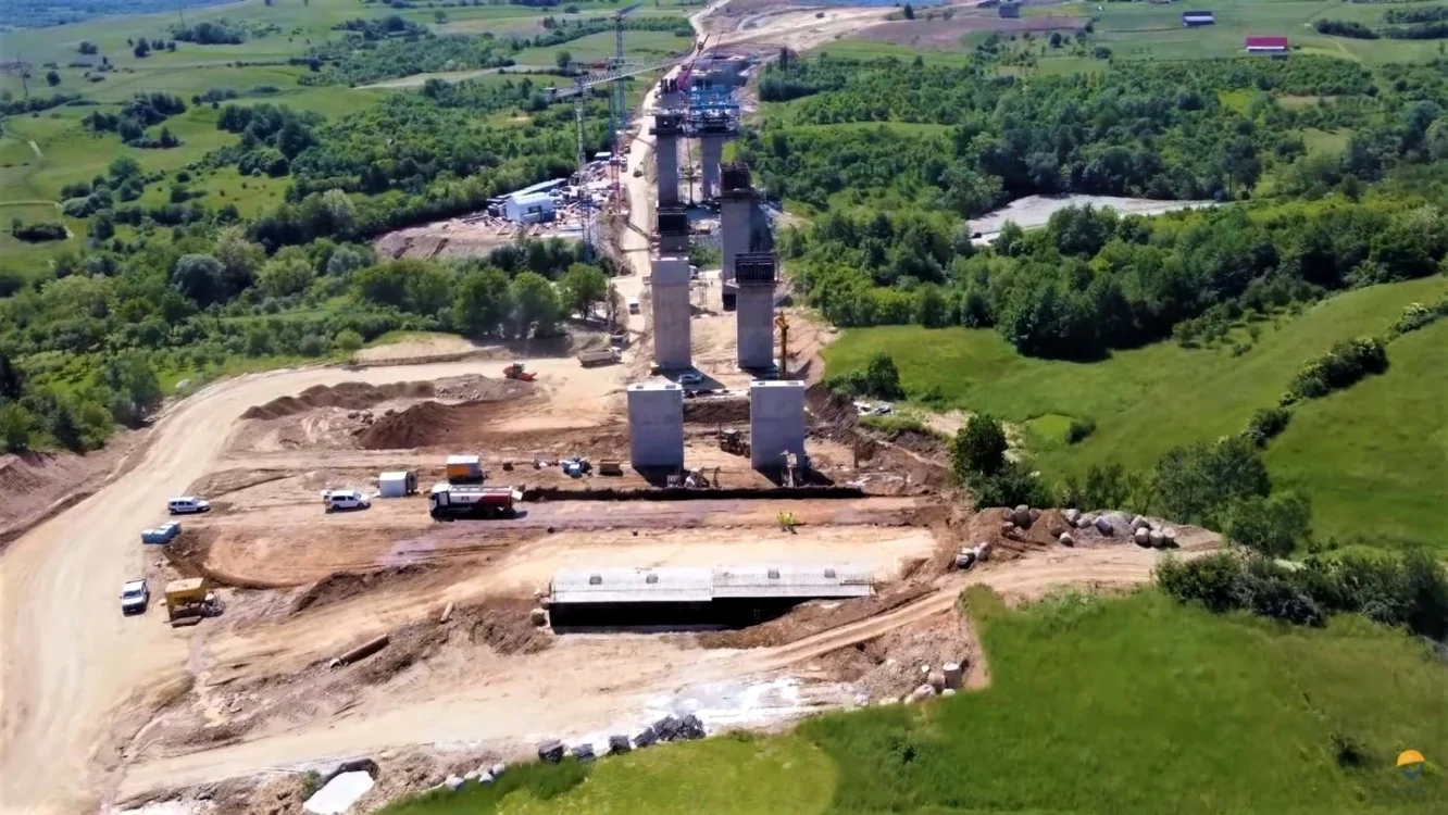Lotul 1 al Autostrăzii A1 Sibiu-Piteşti. Foto: Facebook Asociaţia Pro Infrastructură