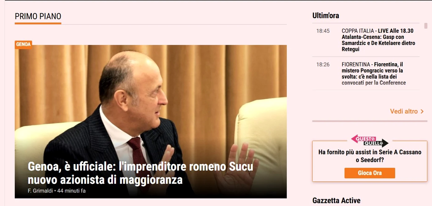 Șucu, eroul zilei în Italia