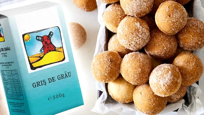 Gogoși cu griș. Cel mai simplu și delicios desert vegan.
