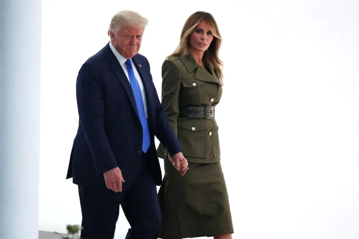 Trump şi Melania au pozat într-un cuplu fericit doar pentru public (Foto:arhivă)