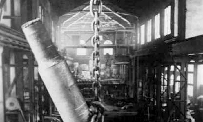 Fabrică germană în perioada celui de-al Doilea Război Mondial (© Wikimedia Commons)