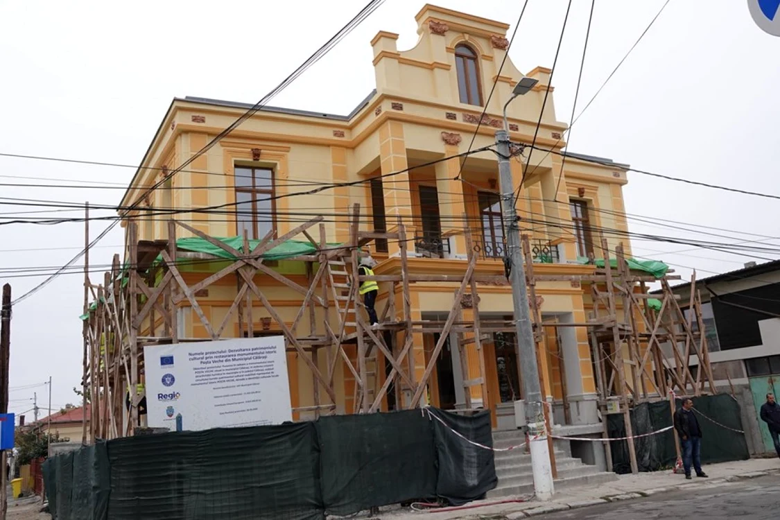 Poşta veche, clădire simbol a Călăraşiului, reabilitată cu bani europeni FOTO Adevărul