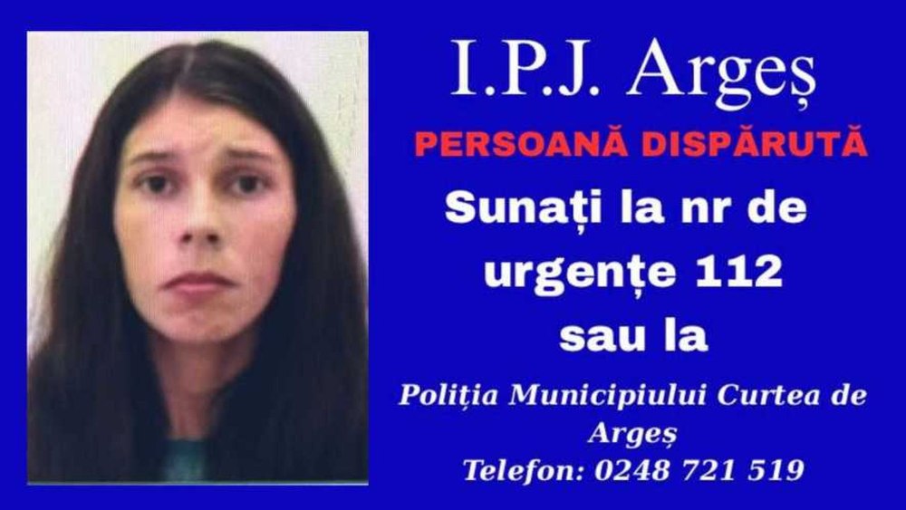 O mamă de 26 de ani și cei trei copii ai săi au dispărut în Argeș. Cel mai mic are doar un an