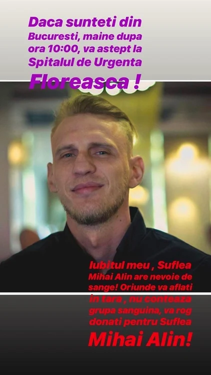 Oana Radu face apel la prietenii virtuali