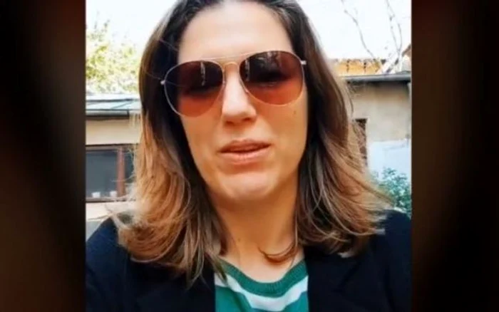 Filmarea a ajuns virală pe o rețea de socializare. Captură video