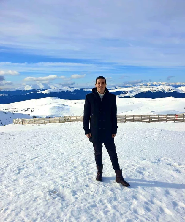 Radhu a venit din Argentina în România ca să filmeze cu zăpadă