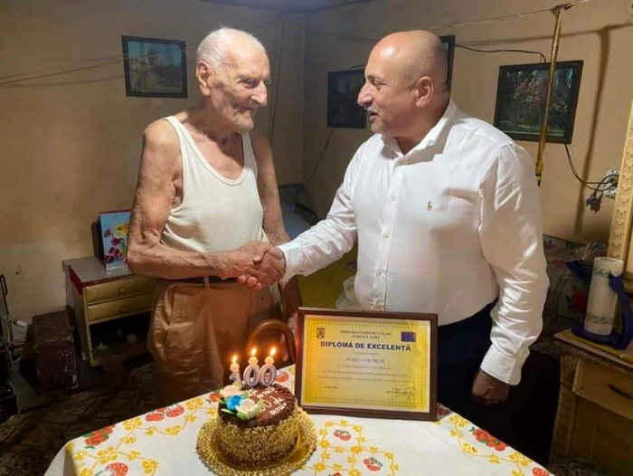 Aurel Ciocârlie a împlinit vârsta de 100 de ani