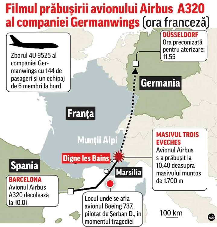 Filmul prăbuşirii avionului Airbus  A320 