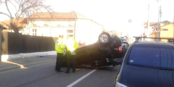 accident primar turnu severin FOTO Alexandra Georgescu 