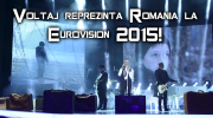 Voltaj în finala Eurovision România 2015...