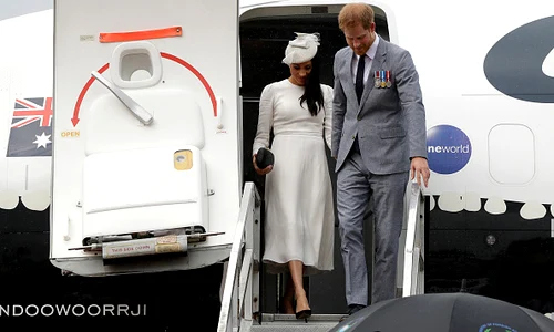Harry și Meghan au preferat avionele private în ultima vreme  jpeg