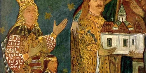 Portretu; lui Stefan cel Mare si a familiei sale de la Voronet jpg