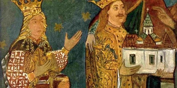 Portretu; lui Stefan cel Mare si a familiei sale de la Voronet jpg