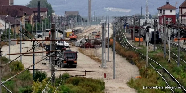 gara simeria in santier foto daniel guta adevarul
