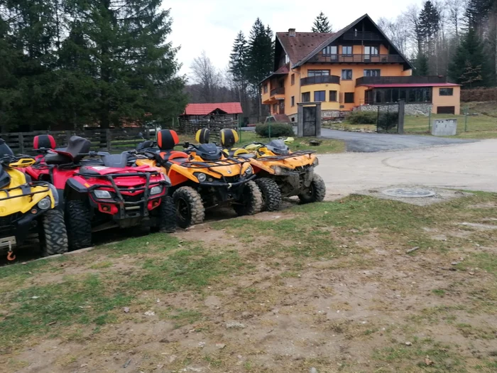 ATV-ul disponibile în Poiana Brașov FOTO: Alian Mitran