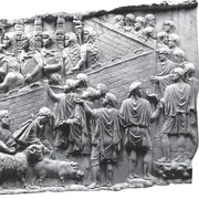 Scene pe Columna lui Traian. Sursa Radu Vulpe. Columna lui Traian jpg