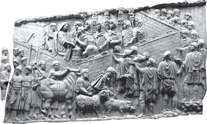Scene pe Columna lui Traian. Sursa Radu Vulpe. Columna lui Traian jpg