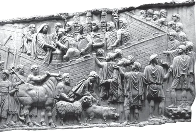 Scene pe Columna lui Traian. Sursa Radu Vulpe. Columna lui Traian jpg