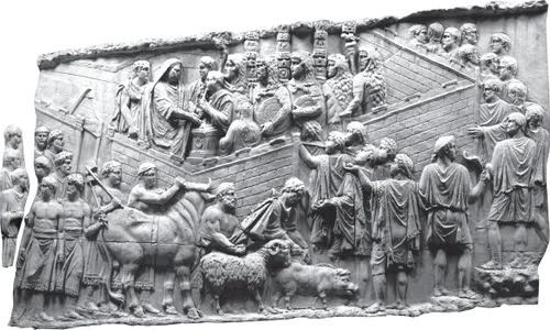 Scene pe Columna lui Traian. Sursa Radu Vulpe. Columna lui Traian jpg