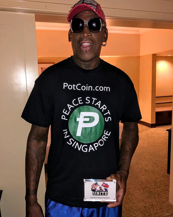 Dennis Rodman la summit in Singapore jpeg