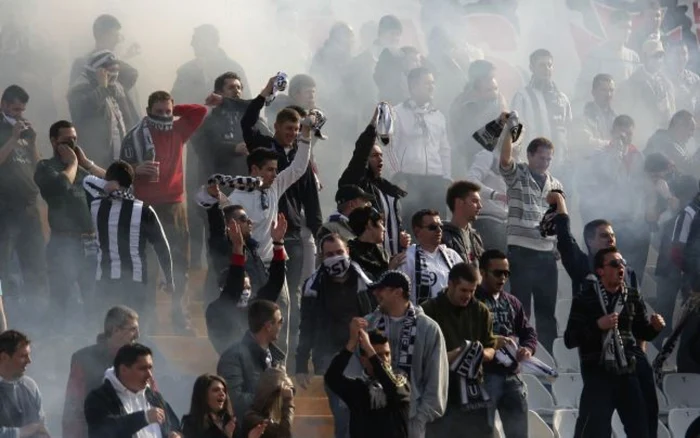 Fani U Cluj, în tribune FOTO: Adevărul