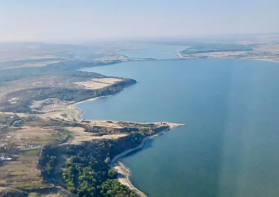 Dunărea,  a fost supravegheată din elicopter de ministrul mediului - Foto Facebook Mircea Fechet
