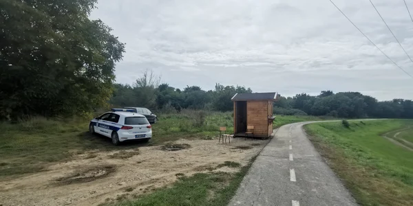 Deschiderea granitei romano sarbe pentru ciclisti FOTO Ștefan Both jpg4 jpg