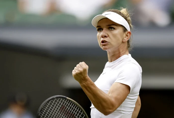 Simona Halep s-a calificat în semifinale la Wimbledon (FOTO: EPA)