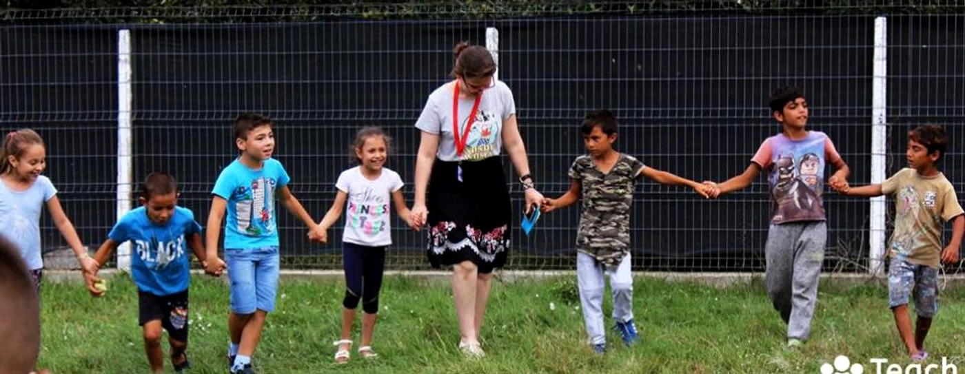 Elena Badea a ales să devină învăţătoare pentru copii din categorii vulnerabile. Foto: Teach for România