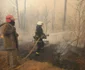 Incendiu la Cernobîl Ucraina FOTO EPA-EFE / Yaroslav Yemelianenko