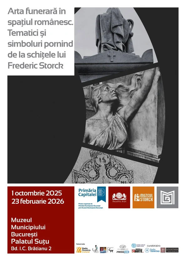 „Arta funerară în spațiul românesc” – o nouă expoziție temporară la Palatul Suțu