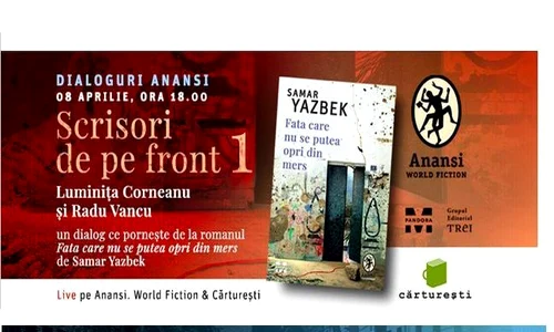 Dialoguri despre literatură și război, inspirate de romane traduse în colecția ANANSI jpeg