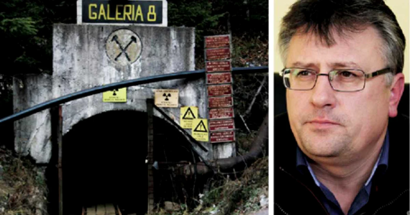 Anton Filipiuc (dreapta), directorul Minei Crucea, nu-şi poate explica ce s-a întâmplat în Galeria B
