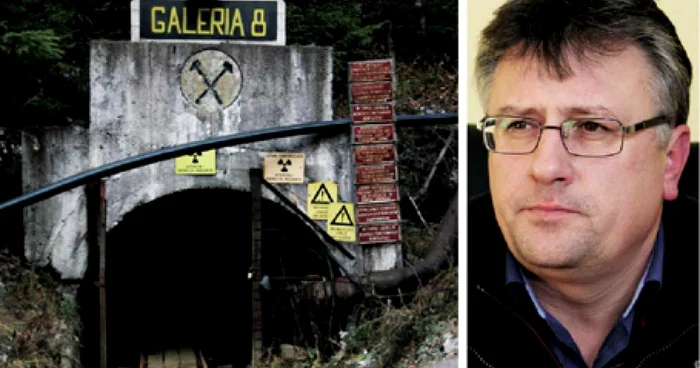 Anton Filipiuc (dreapta), directorul Minei Crucea, nu-şi poate explica ce s-a întâmplat în Galeria B
