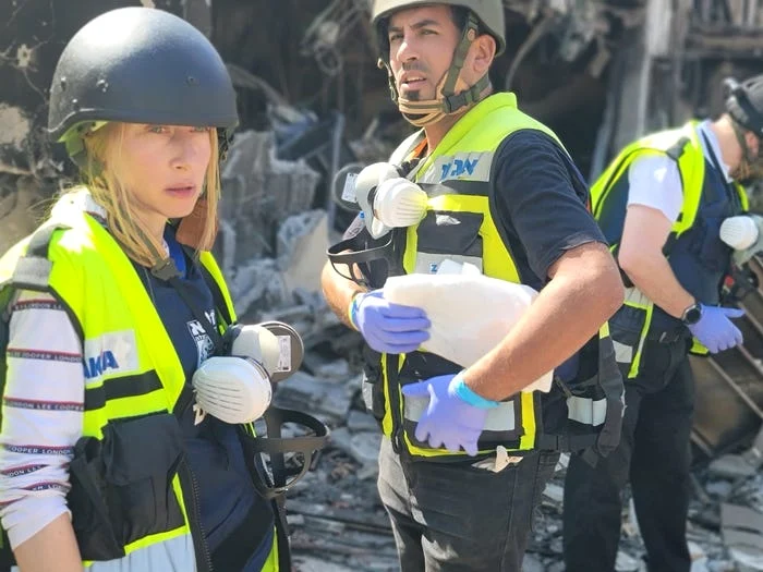 Valerie Dyksztejn a fost voluntar atât în Ucraina, cât și în Israel FOTO via Business Insider