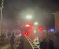 Mai multe locuințe și barăci au fost cuprinse de flăcări. FOTO: Știri de Cluj