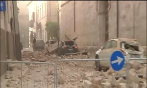 cutremur italia AFP PHOTO / SKY TG24