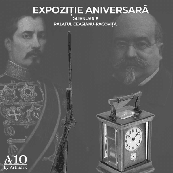 Puşca de vânătoare a lui Alexandru Ioan Cuza şi ceasul de trăsură al lui Mihail Kogălniceanu, expuse de Artmark de Ziua Principatelor Române