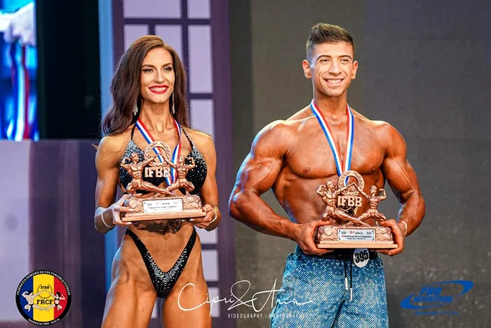 Narcisa Martin și Lucian Popa au câştigat bronzul la categoria Fit Pairs - Open. FOTO: Facebook