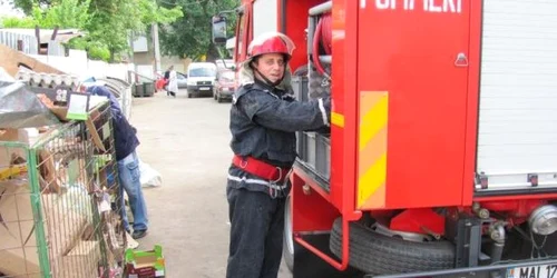 Pompierii au intervenit imediat 